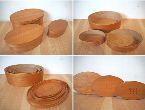 井藤昌志 シェーカーオーバルボックス SHAKER OVAL BOX サクラ #1 #2 #3 チェリー材 LABORATORIO取扱 ★