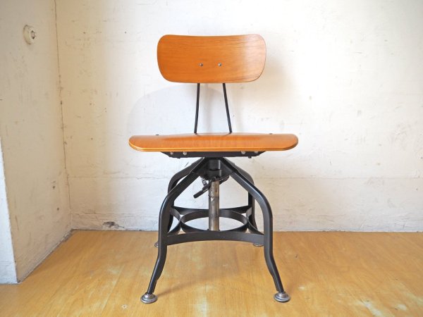 ノーザンオハイオ インダストリアル Northern Ohio Industrial トレドスウィベルサイドチェア TOLEDO SWIVEL SIDE CHAIR マットブラック ★