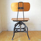 ノーザンオハイオ インダストリアル Northern Ohio Industrial トレドスウィベルサイドチェア TOLEDO SWIVEL SIDE CHAIR マットブラック ★