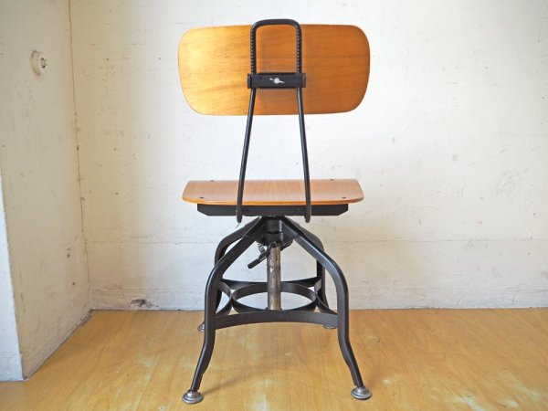 ノーザンオハイオ インダストリアル Northern Ohio Industrial トレドスウィベルサイドチェア TOLEDO SWIVEL SIDE CHAIR マットブラック ★