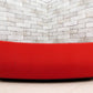 モローゾ MOROSO フィヨルド Fjord プーフ グランデ Pouf grande フットスツ―ル ベンチ レッド パトリシア・ウルキオラ 定価約25万円 ヤマギワ取扱い ●