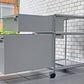 ユーエスエムハラー USM Haller モジュラーファニチャー Modular Furniture ハラーシステム ロールボーイ デスクワゴン ライトグレー B ■