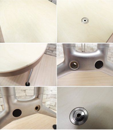 ヴィトラ Vitra アドホック Ad Hoc ワーキングデスク ミーティングテーブル アントニオ・チッテリオ デザイン W160cm ●