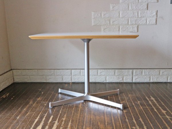 ディーアンドデパートメント D&DEPARTMENT カフェテーブル Cafe Table クロームメッキ X脚 ミッドセンチュリー ◎