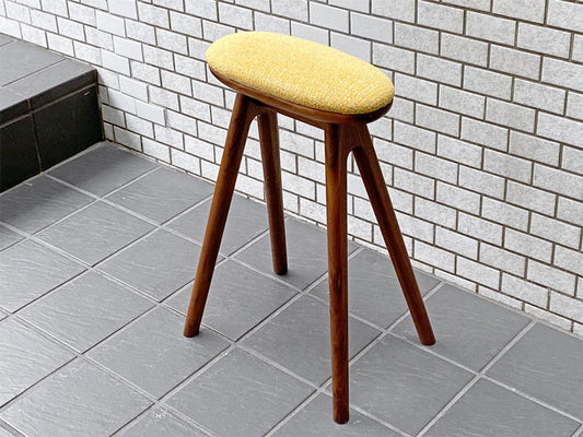 ナガノインテリア Friendly!! コッペ coupe kitchen stool ハイスツール H58cm キッチンスツール ウォールナット 北欧スタイル A ■