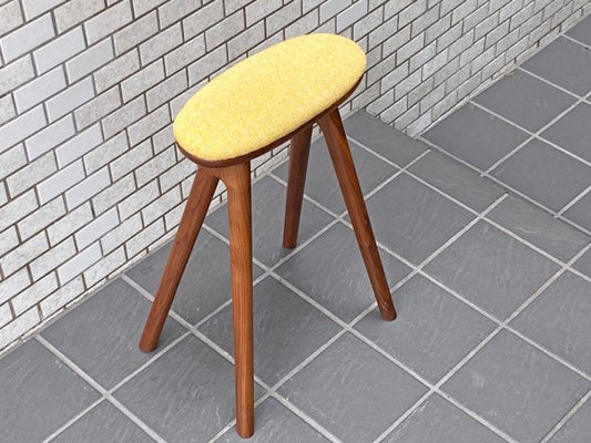 ナガノインテリア Friendly!! コッペ coupe kitchen stool ハイスツール H58cm キッチンスツール ウォールナット 北欧スタイル A ■