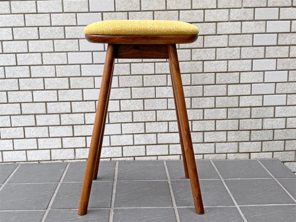 ナガノインテリア Friendly!! コッペ coupe kitchen stool ハイスツール H58cm キッチンスツール ウォールナット 北欧スタイル A ■