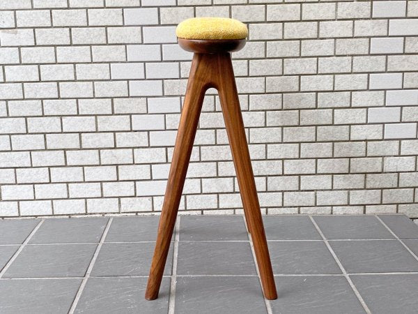 ナガノインテリア Friendly!! コッペ coupe kitchen stool ハイスツール H58cm キッチンスツール ウォールナット 北欧スタイル A ■