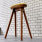 ナガノインテリア Friendly!! コッペ coupe kitchen stool ハイスツール H58cm キッチンスツール ウォールナット 北欧スタイル A ■