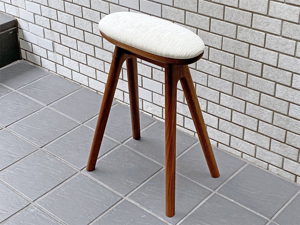 ナガノインテリア Friendly!! コッペ coupe kitchen stool ハイスツール H53cm キッチンスツール ウォールナット 北欧スタイル B ■