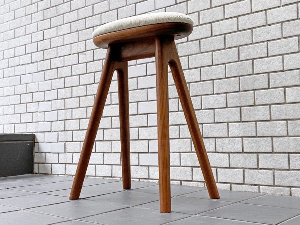 ナガノインテリア Friendly!! コッペ coupe kitchen stool ハイスツール H53cm キッチンスツール ウォールナット 北欧スタイル B ■