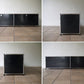 ユーエスエムハラーシステム USM Haller 2×1 TVボード W1536 グラファイトブラック 定価￥144,845- シェルフ キャビネット オフィス家具 MoMA スイス製 ◇