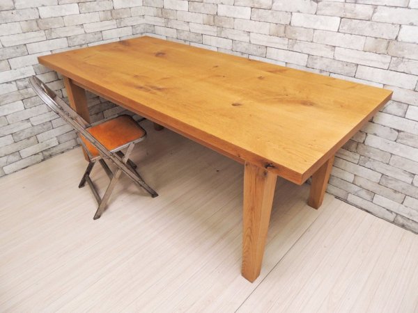 ザ・コンランショップ THE CONRAN SHOP ベロッタ ダイニングテーブル BELOTTA DINING TABLE オーク無垢材 W183 定価\462,000- ●