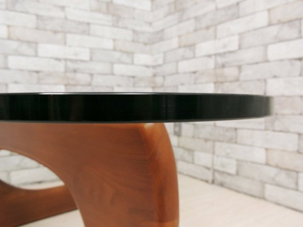 イサムノグチ Isamu Noguchi コーヒーテーブル Coffee Table ガラス天板厚19mm リプロダクト品 デザイナーズ家具 名作 ●