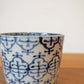 藤吉 憲典 染付瓔珞文 そばちょこ 蕎麦猪口 酒器 小鉢 陶器 現代作家 ★