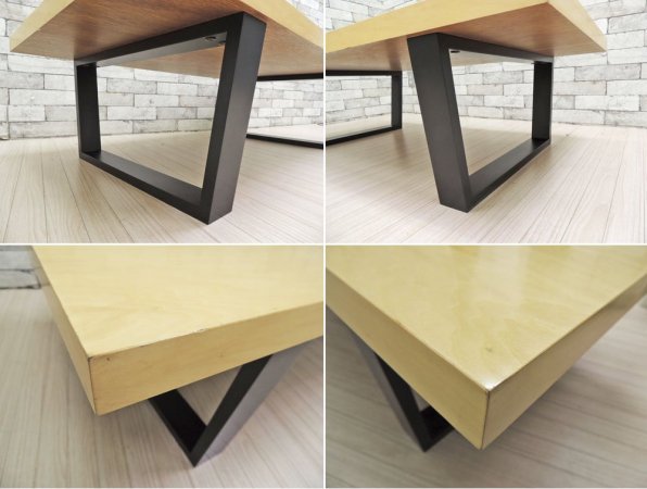 ランドスケープ プロダクツ LANDSCAPE PRODUCTS スクエアレッグテーブル SQUARE LEGS TABLE ローテーブル 廃盤品 ●