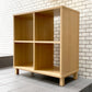無印良品 MUJI オープンシェルフ 2段2列 タモ材 ナチュラル 木製ラック 飾り棚 シンプルデザイン ■