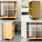 無印良品 MUJI オープンシェルフ 2段2列 タモ材 ナチュラル 木製ラック 飾り棚 シンプルデザイン ■