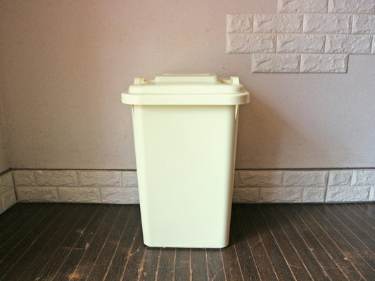 ダルトン DULTON プラスチック トラッシュカン PLASTIC TRASH CAN 45L ゴミ箱 ダストボックス アイボリー 廃盤カラー ◎