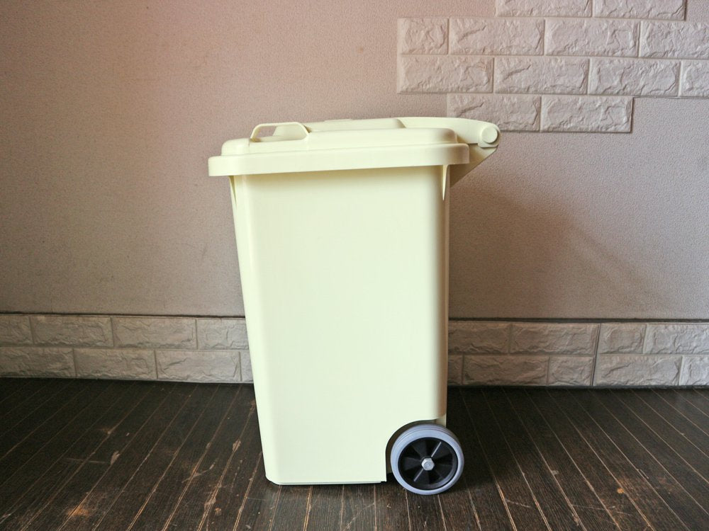 ダルトン DULTON プラスチック トラッシュカン PLASTIC TRASH CAN 45L ゴミ箱 ダストボックス アイボリー 廃盤カラー ◎