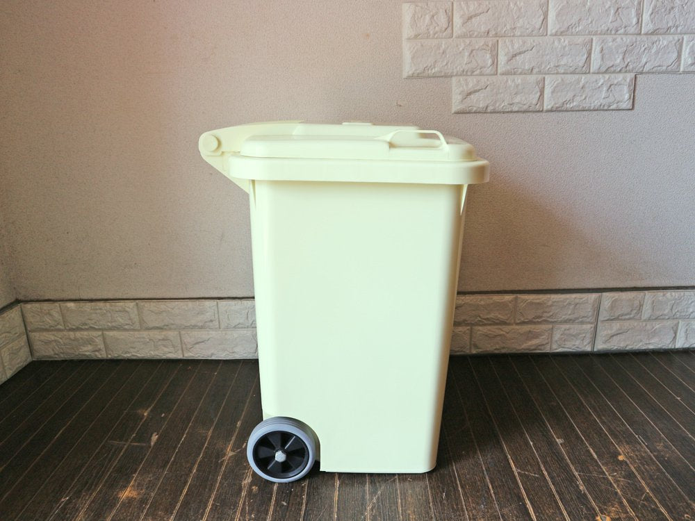 ダルトン DULTON プラスチック トラッシュカン PLASTIC TRASH CAN 45L ゴミ箱 ダストボックス アイボリー 廃盤カラー ◎