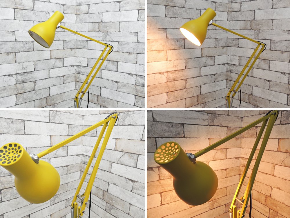 アングルポイズ ANGLEPOISE Type 75 フロアランプ イエローオーカー マーガレット・ハウエル別注カラー ●