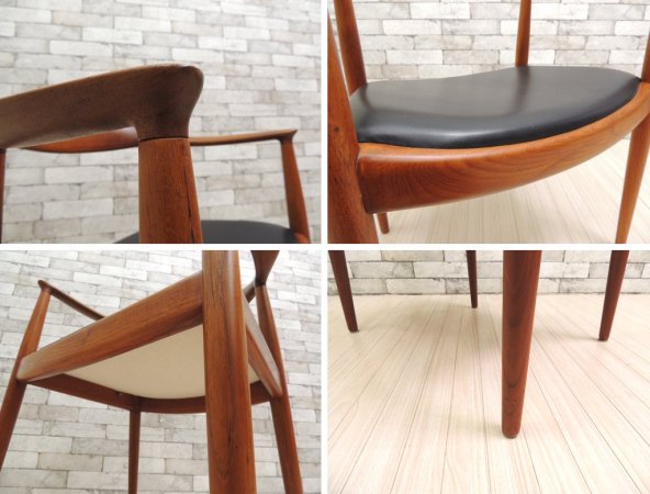 ヨハネスハンセン JOHANNES HANSEN ザ・チェア The Chair JH503 チーク材 ビンテージ ウェグナー JH焼印 ●