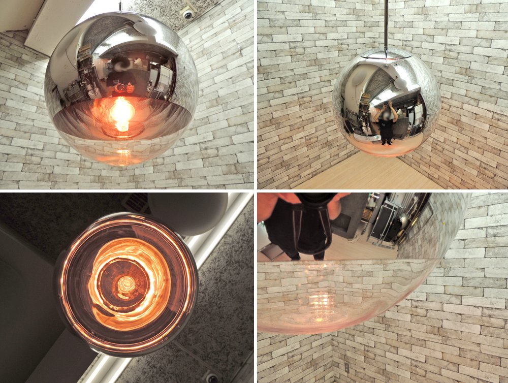 トムディクソン TOM DIXON ミラーボールペンダント MIRROR BALL PENDANT 40 ペンダントランプ スペースエイジ 定価：110,000円 ●