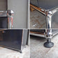 USMモジュラーファニチャー USMハラー USM Haller 2段シェルフ ドロップダウンドア ドロワー ブラック オフィス家具 ♪