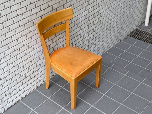 パシフィックファニチャーサービス PACIFIC FURNITURE SERVICE P.F.S. ダイニングチェア DH DINING CHAIR レザー張り ■