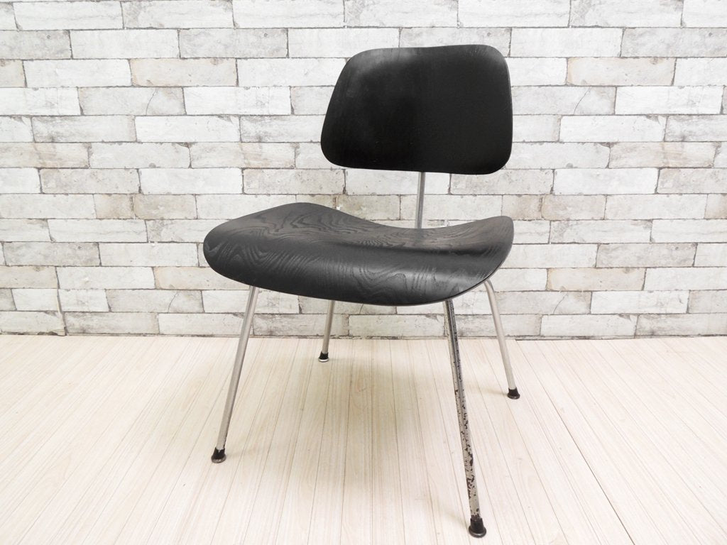 ハーマンミラー Herman Miller DCM ダイニングチェア ビンテージ 1952年製 イームズ Eames プライウッド メタルレッグ ブーツグライズ ミッドセンチュリー ●