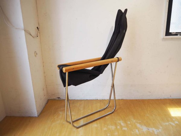 ニーチェア エックス Ny chair X フォールディングチェア ブラック 折畳 チェア 新居 猛 MoMA ★