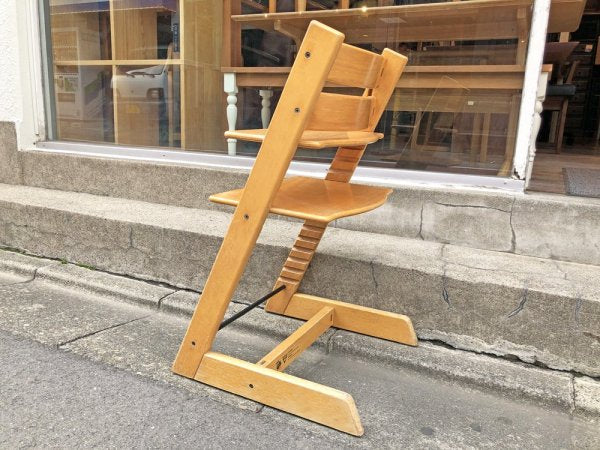 ストッケ STOKKE トリップトラップ TRIPP TRAPP ベビーチェア 旧型 ナチュラル 北欧 ノルウェー♪