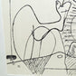 ル・コルビジェ Le Corbusier オリジナルリトグラフ Je R&#233;vais (B&W) 私は夢見ていた I dreamed 52 / 150 BKF RIVES アート ポスター ●