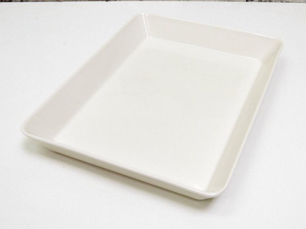 イッタラ iittala ティーマ Teema プラター PLATTER スクエアプレート ホワイト 箱付 カイ・フランク Kaj Franck 廃番 北欧食器 ●