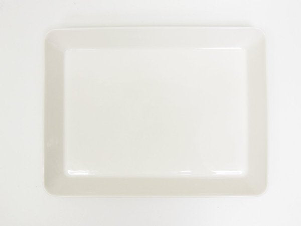 イッタラ iittala ティーマ Teema プラター PLATTER スクエアプレート ホワイト 箱付 カイ・フランク Kaj Franck 廃番 北欧食器 ●