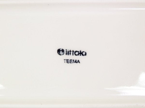 イッタラ iittala ティーマ Teema プラター PLATTER スクエアプレート ホワイト 箱付 カイ・フランク Kaj Franck 廃番 北欧食器 ●