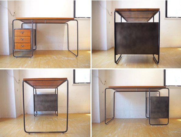 アクメファニチャー ACME FURNITURE ベルズファクトリー BELLS Factory デスク DESK オーク材 廃盤 ★