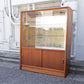 ハーバート E. ギブス ファニチャー HERBERT E. GIBBS FURNITURE 英国 70's ビンテージ チーク材 ガラスキャビネット 飾り棚 ショーケース 陳列棚 書棚 店舗什器 ◇