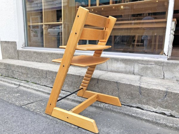 ストッケ STOKKE トリップトラップ TRIPP TRAPP ベビーチェア 旧型 ナチュラル 北欧 ノルウェー♪