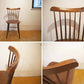 ウニコ unico スピンドル ダイニングチェア 2脚セット トン社 TON社製 曲木 ウォールナット ★