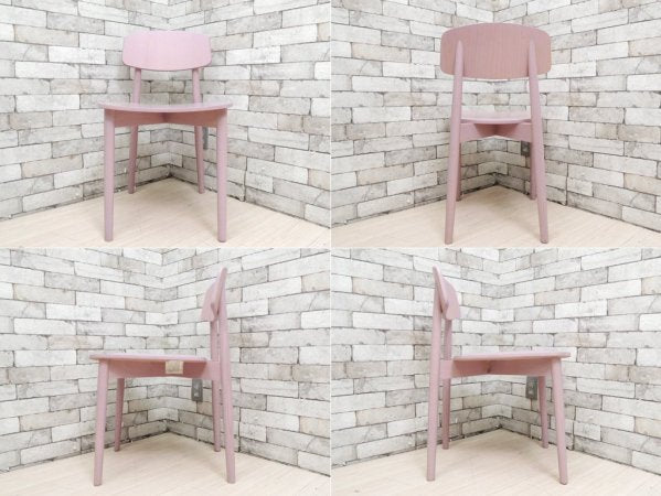 ウニコ unico コトナ KOTONA カラ―ドチェア colored chair ダイニングチェア パープル 廃盤 ●