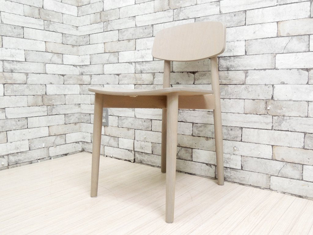 ウニコ unico コトナ KOTONA カラ―ドチェア colored chair ダイニングチェア グレー 廃盤 ●