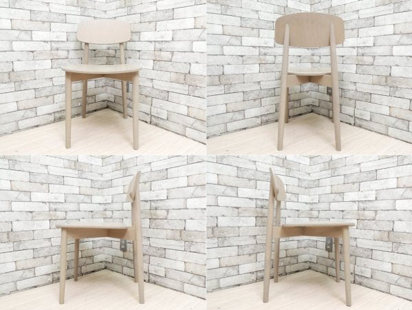 ウニコ unico コトナ KOTONA カラ―ドチェア colored chair ダイニングチェア グレー 廃盤 ●