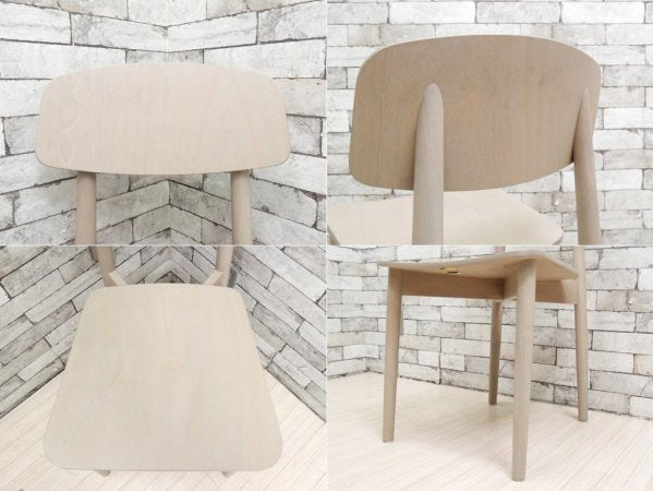 ウニコ unico コトナ KOTONA カラ―ドチェア colored chair ダイニングチェア グレー 廃盤 ●