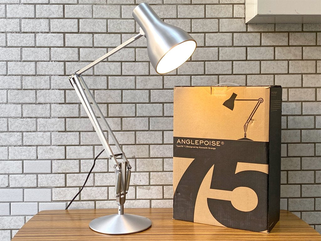 アングルポイズ ANGLEPOISE Type75 デスクランプ シルバー Silver タスクライト 英国 ■