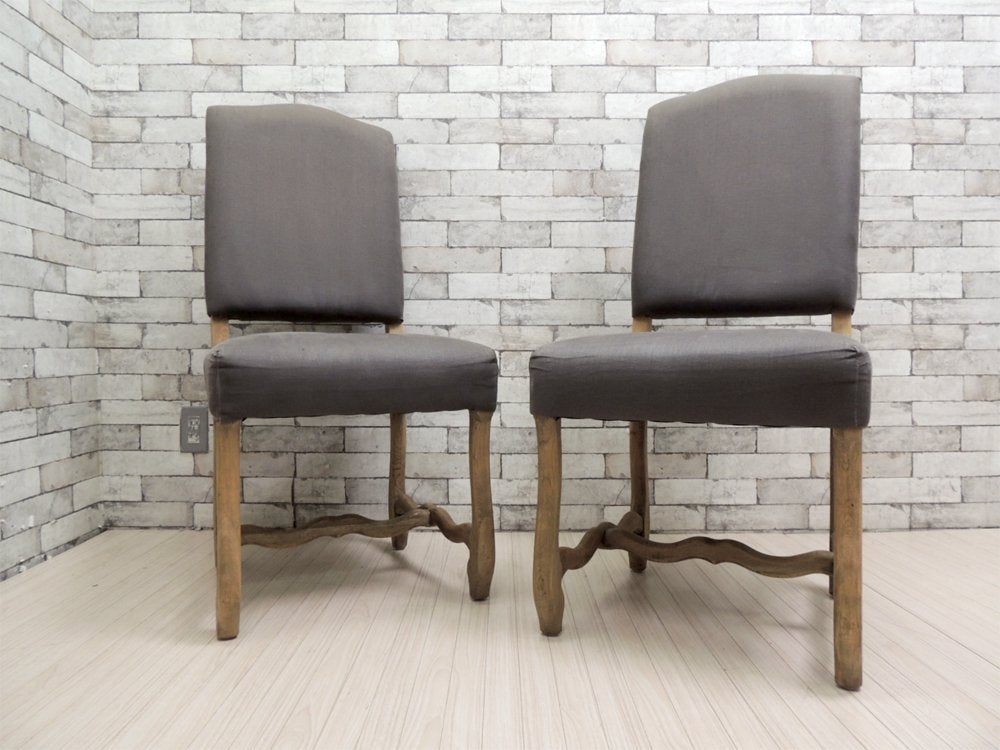 デモデビショップ DEMODE BISHOP 取扱い ブランズウィック ダイニングチェア Brunswick Dining Chair ウェザードオーク材 2脚セット A ●
