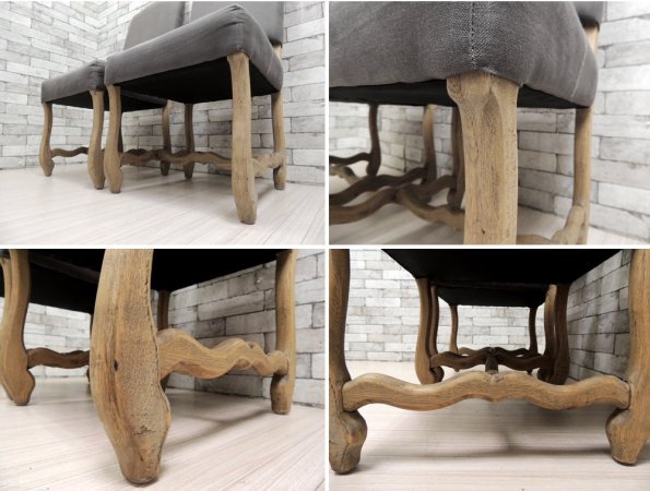 デモデビショップ DEMODE BISHOP 取扱い ブランズウィック ダイニングチェア Brunswick Dining Chair ウェザードオーク材 2脚セット A ●