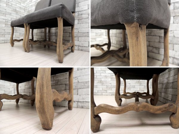 デモデビショップ DEMODE BISHOP 取扱い ブランズウィック ダイニングチェア Brunswick Dining Chair ウェザードオーク材 2脚セット B ●