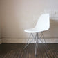 ハーマンミラー HermanMiller × ヴィトラ vitra. 廃盤 Wネーム C&R.イームズ Eames サイドシェルチェア 白 エッフェルベース DSR ◎